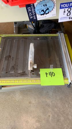 Tile saw ! Ryobi