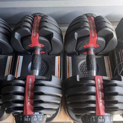 BowFlex SelectTech 552 Adjustable Dumbbells… Home Gym Fitness…. $260 Price Is Firm!!!