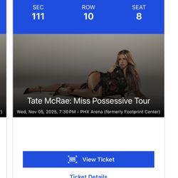 Tate McRae Miss Possessive Tour