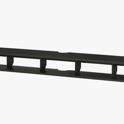 Black floating Tv  shelf