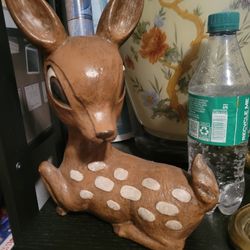 Ceramic Big Eye Baby Deer Fawn