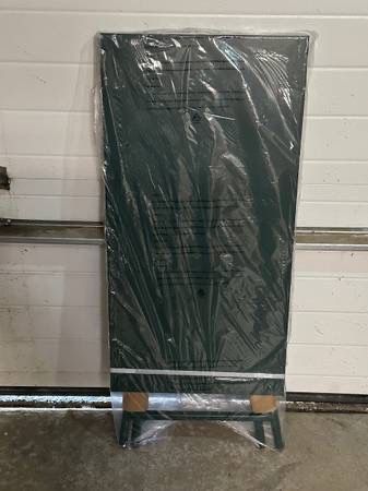 New Green Metal Steel Folding Patio Table Indoor Outdoor Camping 32” x 16” x 28”