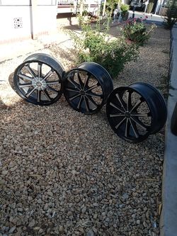 3 MKW used wheels in fair condition