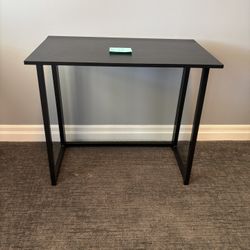 Small Black Folding Desk