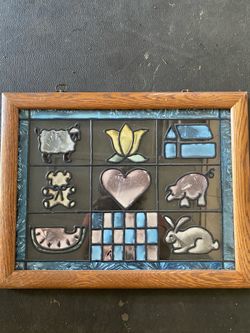 Stained glass rustic country style