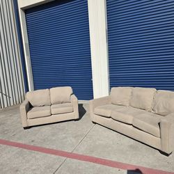 Couch and loveseat