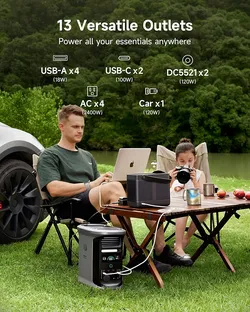 Ampace hybrid battery 1500w Capacity 2400w Peak output