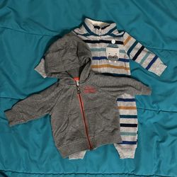 Infant Zip-up Hoodie & Fleece Jumper size 3 months (one price)