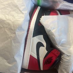 Jordan 1 Bred Toe 2017 Deadstock 9.5