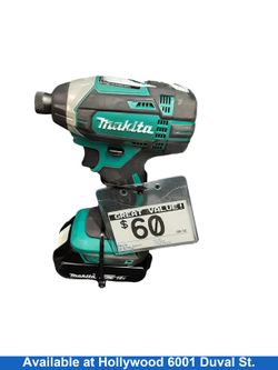 Makita Xdt18v Blue Cordless Impact Drill