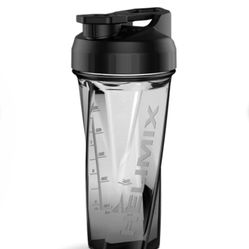 Helimix 2.0 Vortex Blender Bottle 28oz Black Protein Shaker