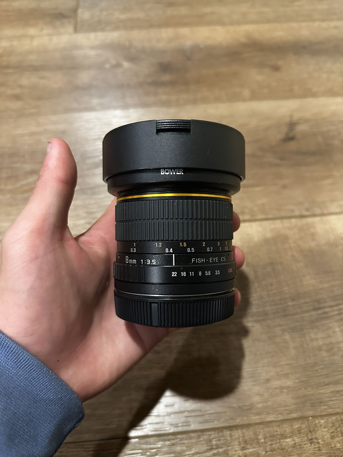 Bower 8mm f/3.5 (fisheye) Manual Lense