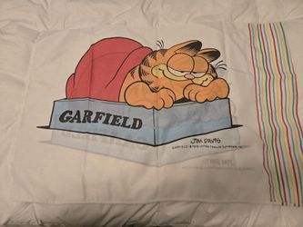 Vintage Garfield Pillowcase 