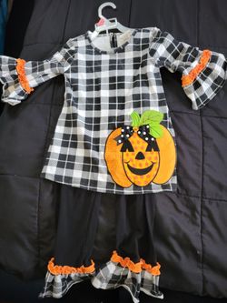 Jack o' Lantern Set for Girl Size 6