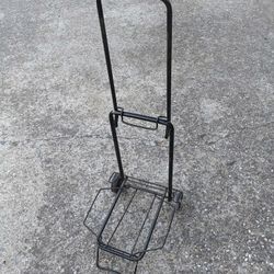 Folding luggage cart or hand truck