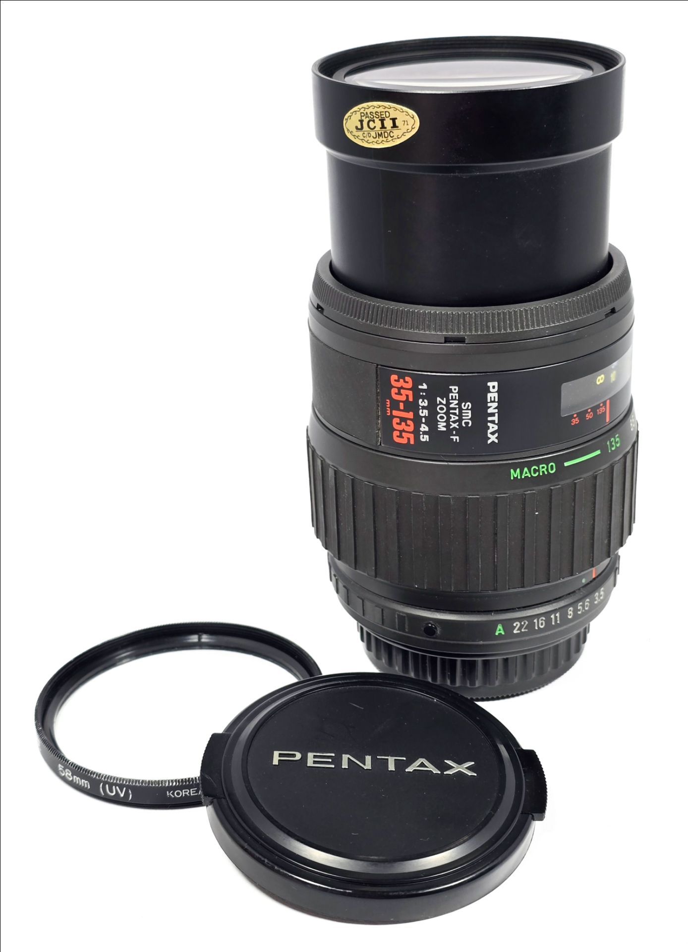 Pentax SMC F Zoom/ Macro f/3.5-4.5 35-135mm AF Lens for Digital DSLR & SLR - K Mount