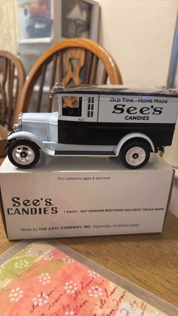 See’s candies 1927 graham brothers delivery truck bank