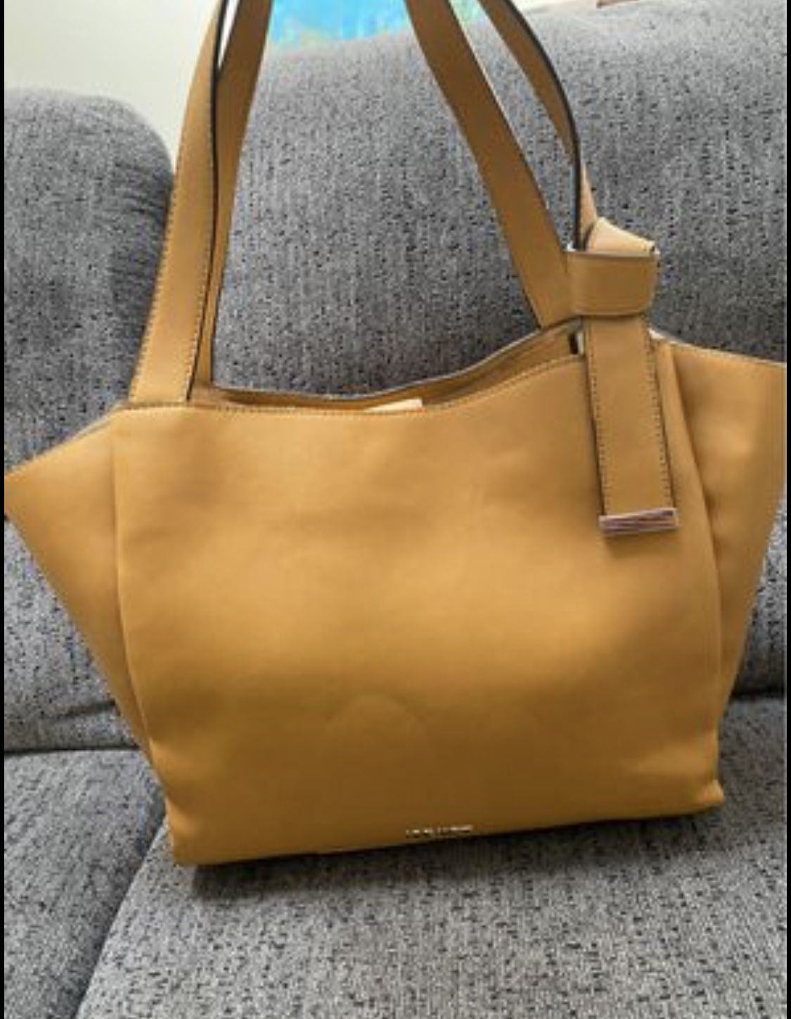 Nine West Yellow Tote Bag