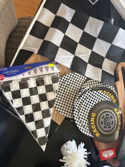 Racing race car party decorations