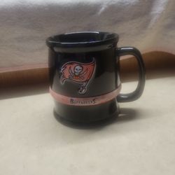 Tampa Bay NFL Buccaneers Coffee Mug Mirror Like Black