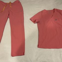 Figs scrub top and bottom, size M $30