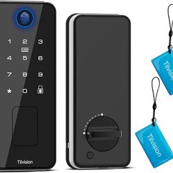  Fingerprint,Fob & Passcode Unlock 