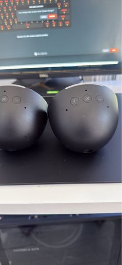 2x Amazon Echo Pop Smart Speakers, Used