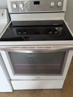 Glass top stove