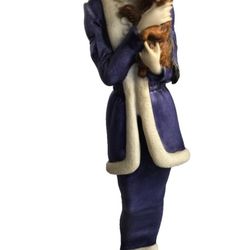 Giuseppe Armani Woman with Yorkie/Yorkshire Terrier Statue