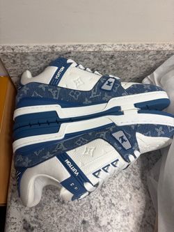 Blue LV trainers ( need buyer same day)