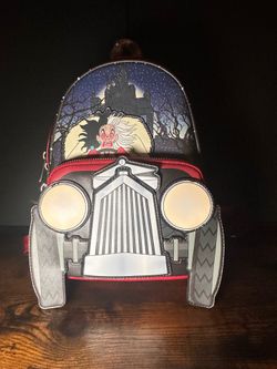 Loungefly Cruella De Ville Villain Castle Series Backpack