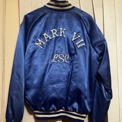 Vintage Men’s Satin Mark VII Bomber Jacket