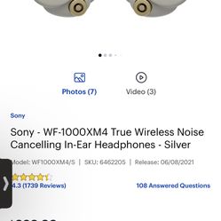 Sony Headphones 