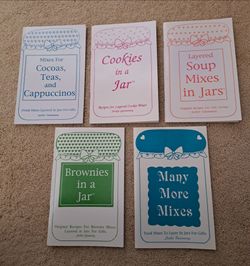 Lot of 10 Gift Jar Mixes Booklets