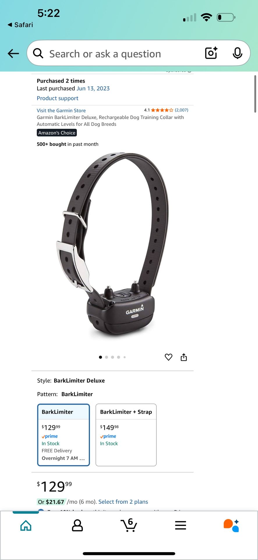 Garmin Dog Bark Collar