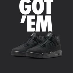 Black Cat Air Jordan 4
