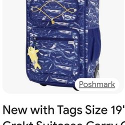 Crckt Suitcase Carry Luggage 18 Inch New