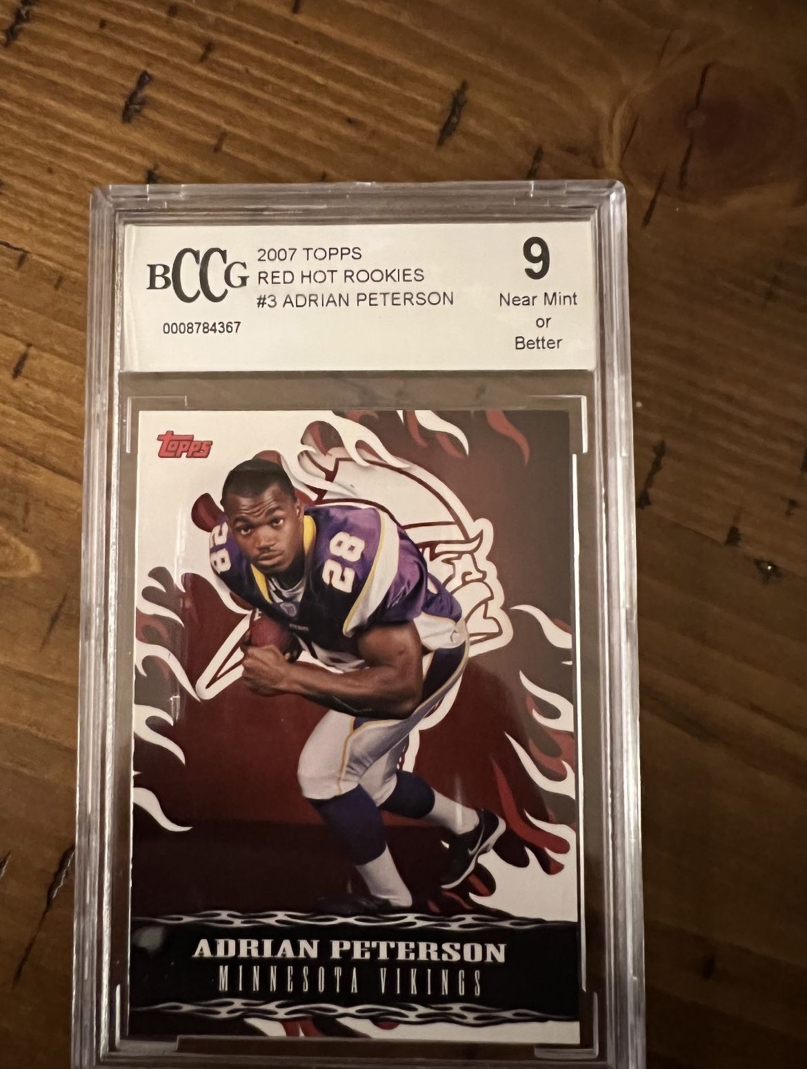 Adrian Peterson Vikings Graded Rookie
