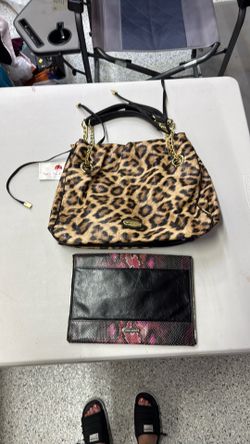 Rebecca Minkoff wristlet & big Buddha shoulder bag
