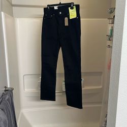 Levi’s Black 514 Straight Jeans