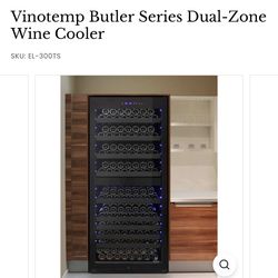 Vinotemp 300 bottle wine fridge