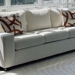 Cream white couches (2 piece couch set)