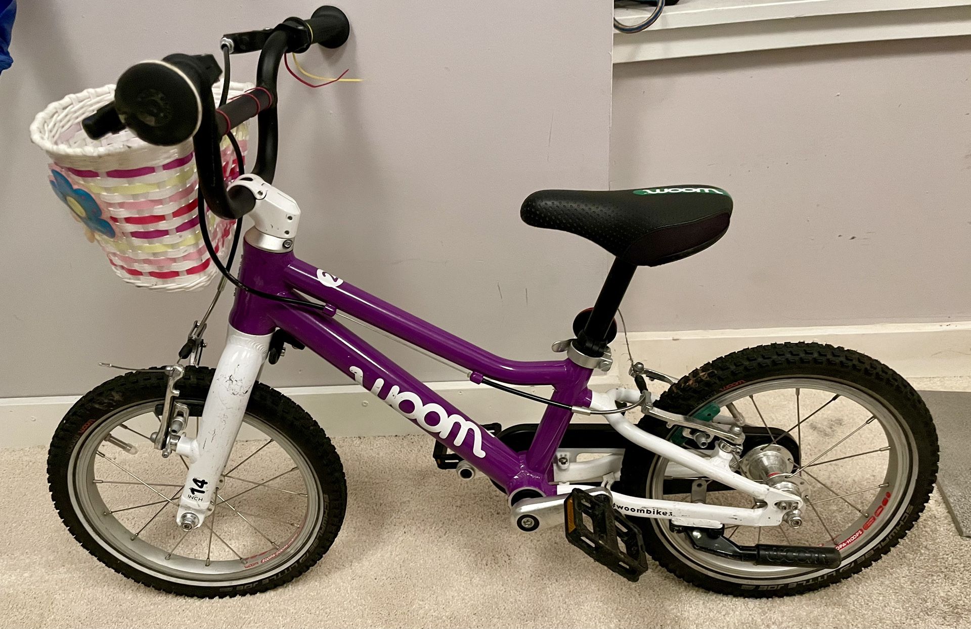 Woom 2 Kids’ Bike (purple)