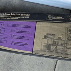5- shelving unit heavy duty