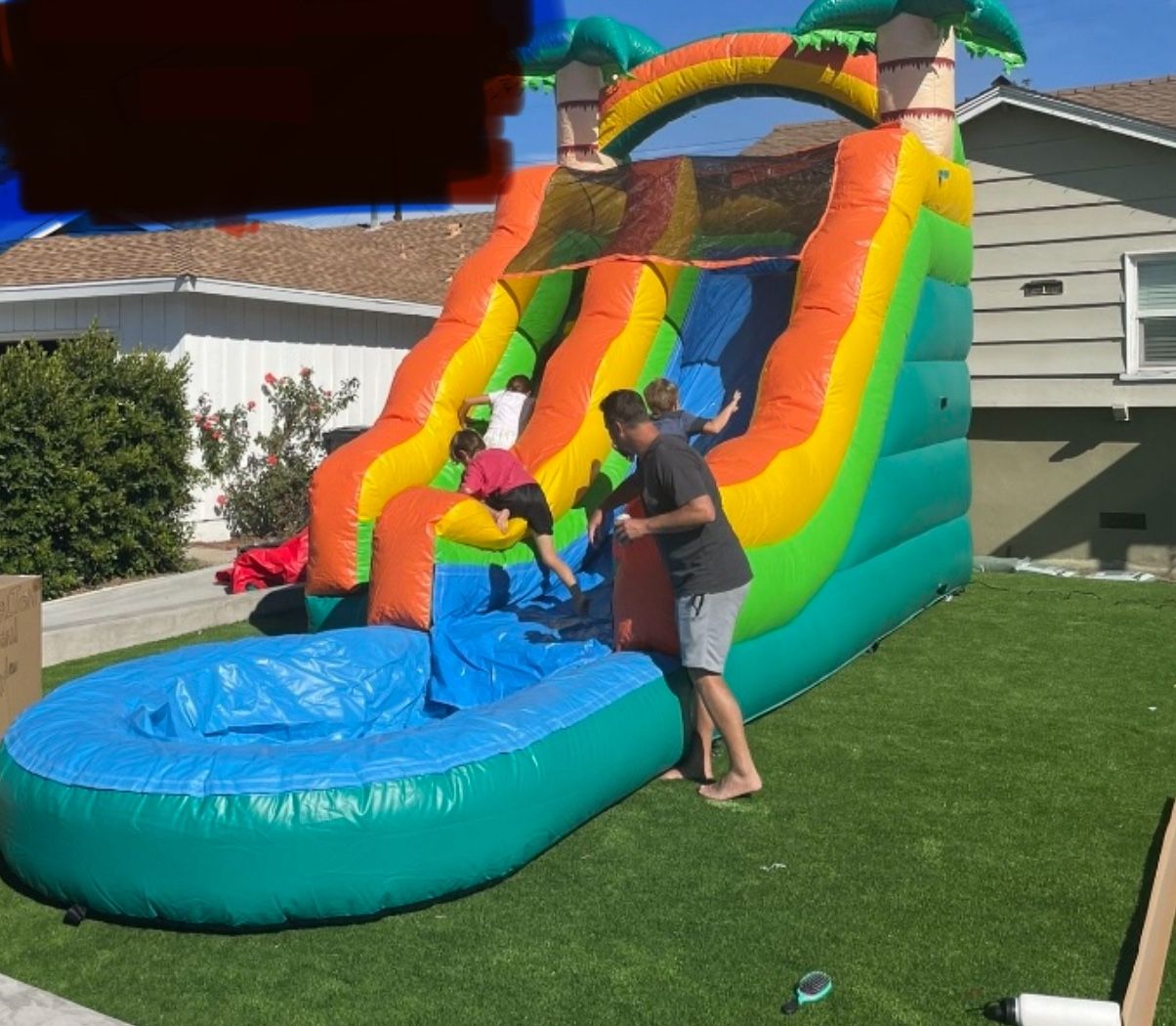 15ft Waterslide With Blower For Sale 