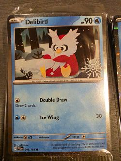 Pokemon TCG 3-Card Holo Lot Delibird/Articuno/Cryogonal English 2023