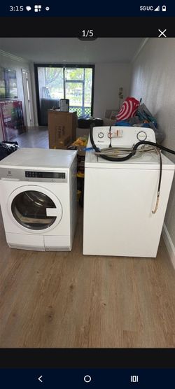 Washer and dryer