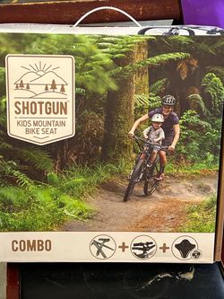 Shotgun kid bike seat