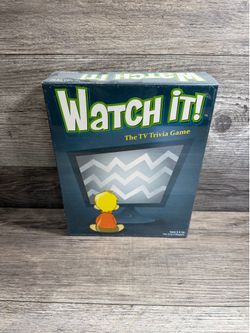 2015 WATCH IT TV TRIVIA GAME NEW SEALED FUN Family Trivia Game Night - SEALED