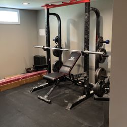 Weider Pro Half Rack Weight Assembly